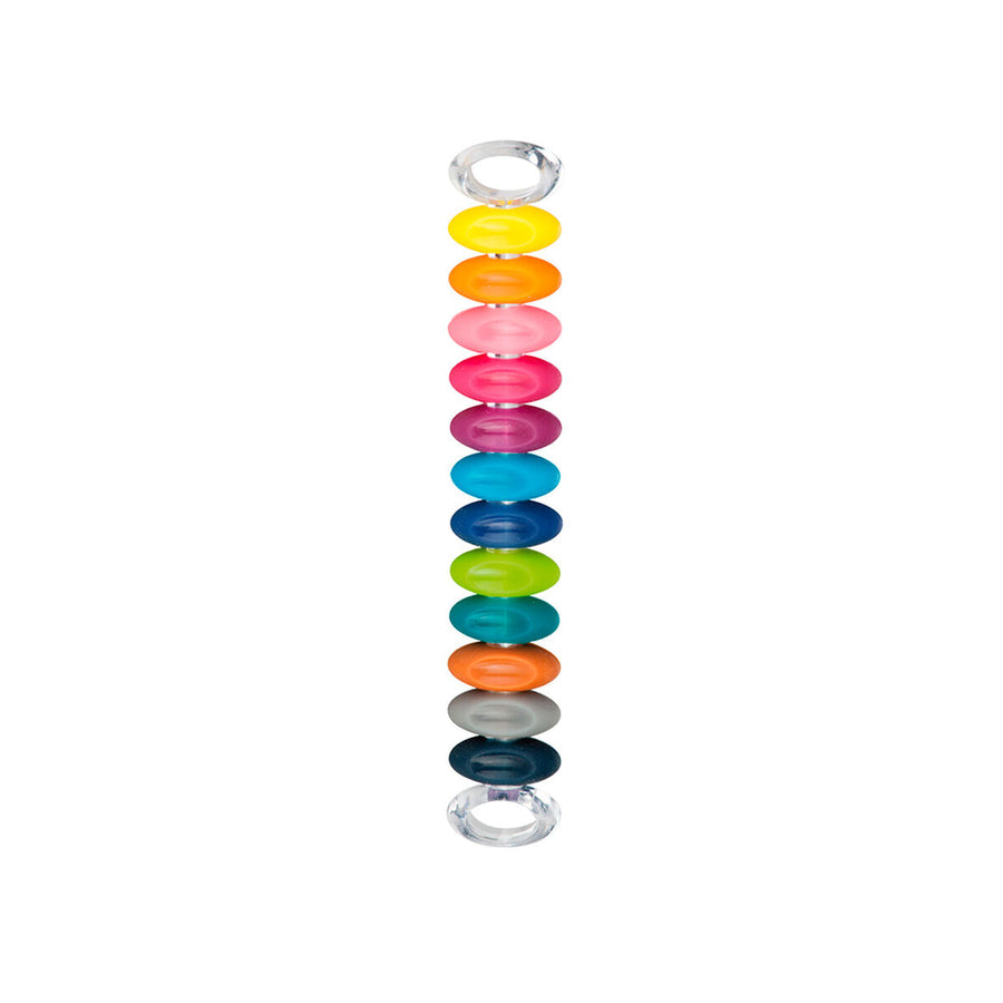 Glasmarkører og charms