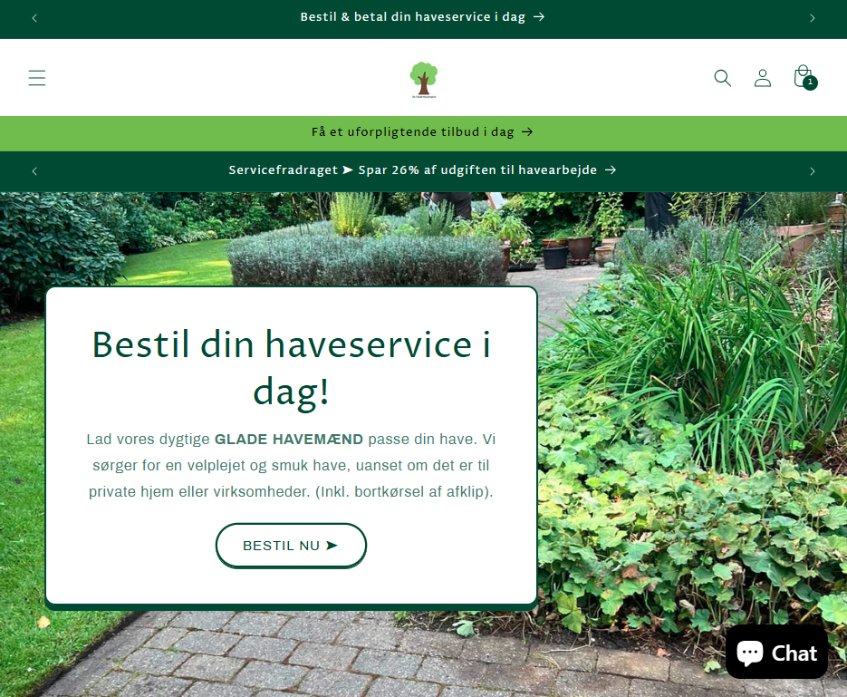 Bestil din haveservice på De Glade Havemænd