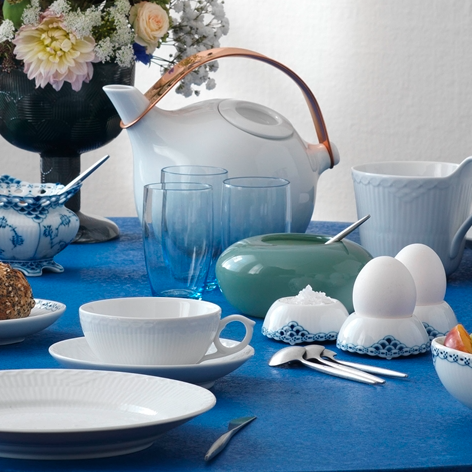 Royal Copenhagen Hvid Halvblonde