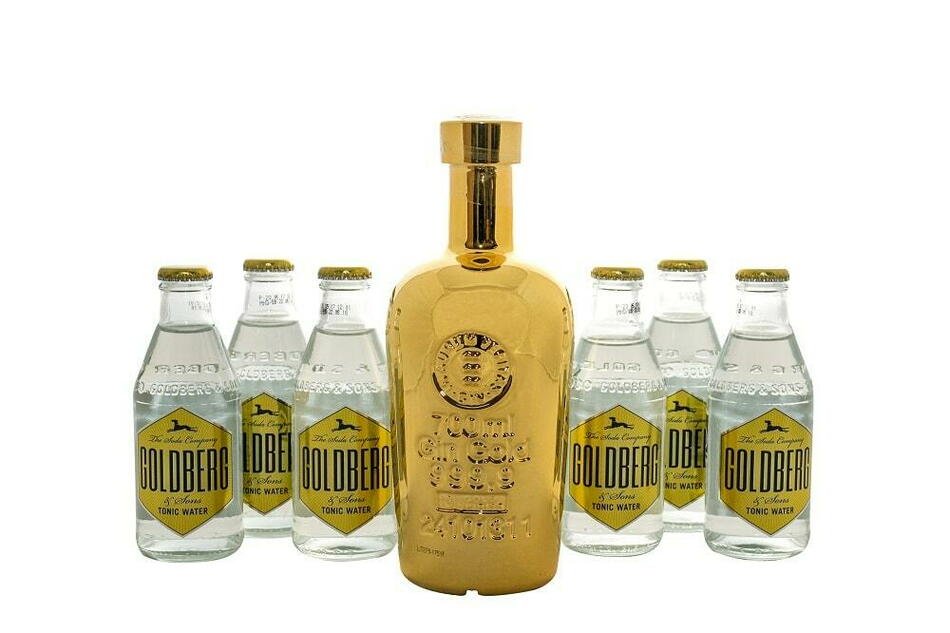 Gin Og Tonic: Gin Gold Pakke ❤ Kæmpe udvalg i BARLIFE ❤ Billig fragt og hurtig levering 2 - 5 hverdage - Varenummer: BAR-10082 / Ean: på lager - Udsalg på Drikkevarer Drinkspakker Gin Drinkspakker Spar op til 56% - Over 434 design brands på udsalg