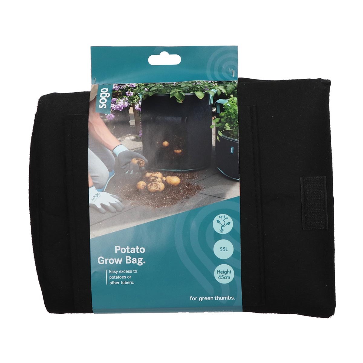 Produktbillede af Plantepose til kartofler 55 liter på tilbud i høj kvalitet