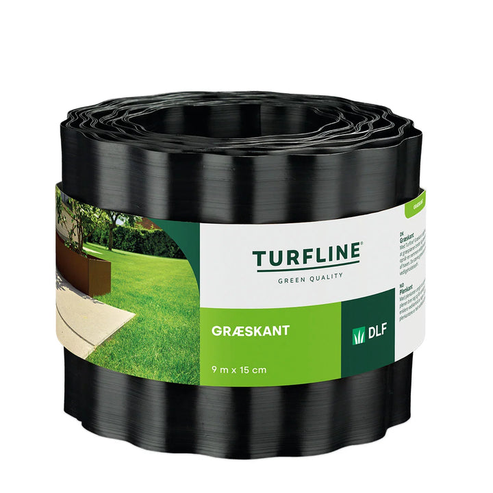 Turfline græskant 15 cm x 9 meter