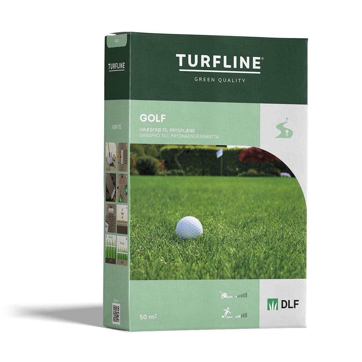 Produktbillede af Turfline Golf græsfrø 1,0 kg. på tilbud i høj kvalitet