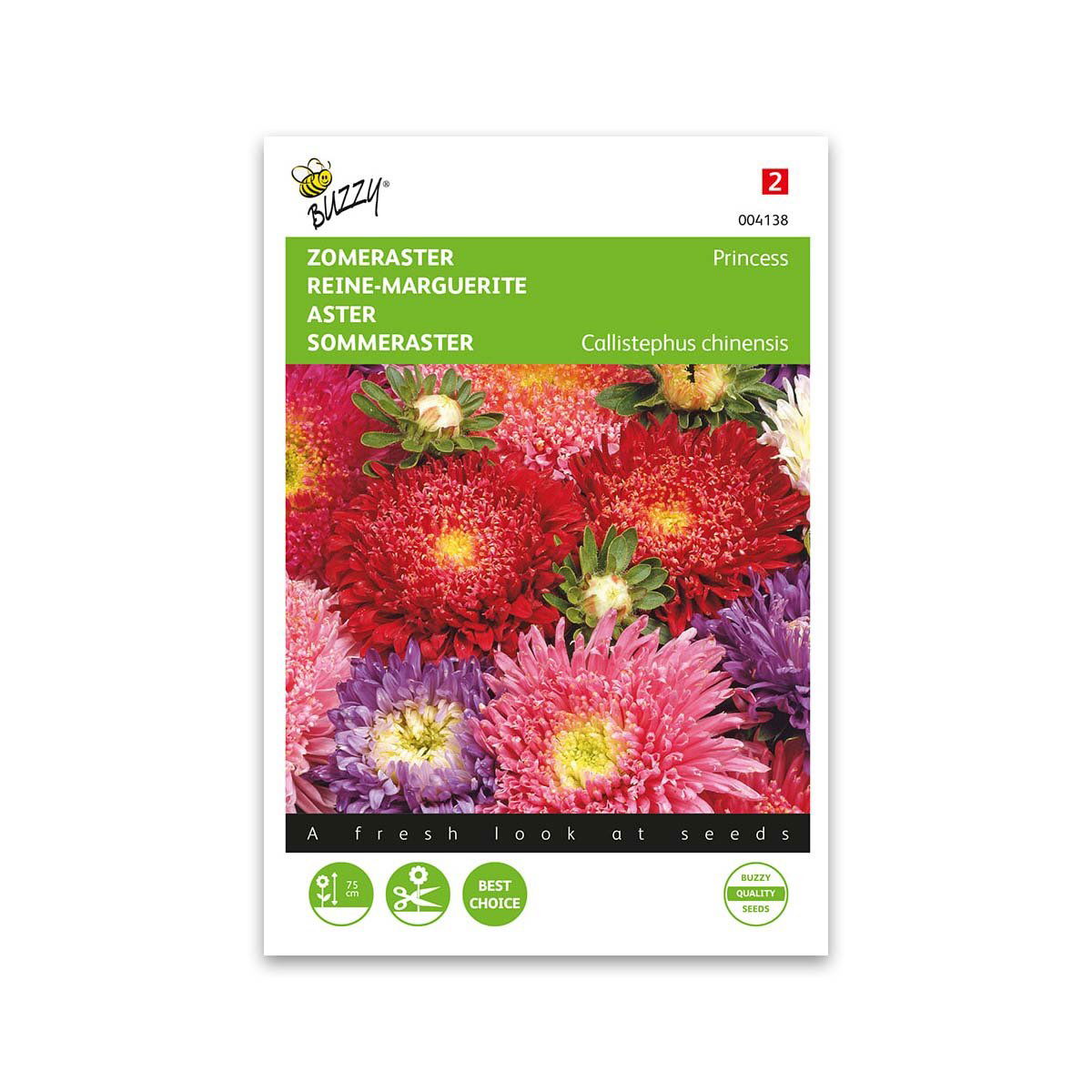 Produktbillede af Sommerasters frø Princess mix på tilbud i høj kvalitet