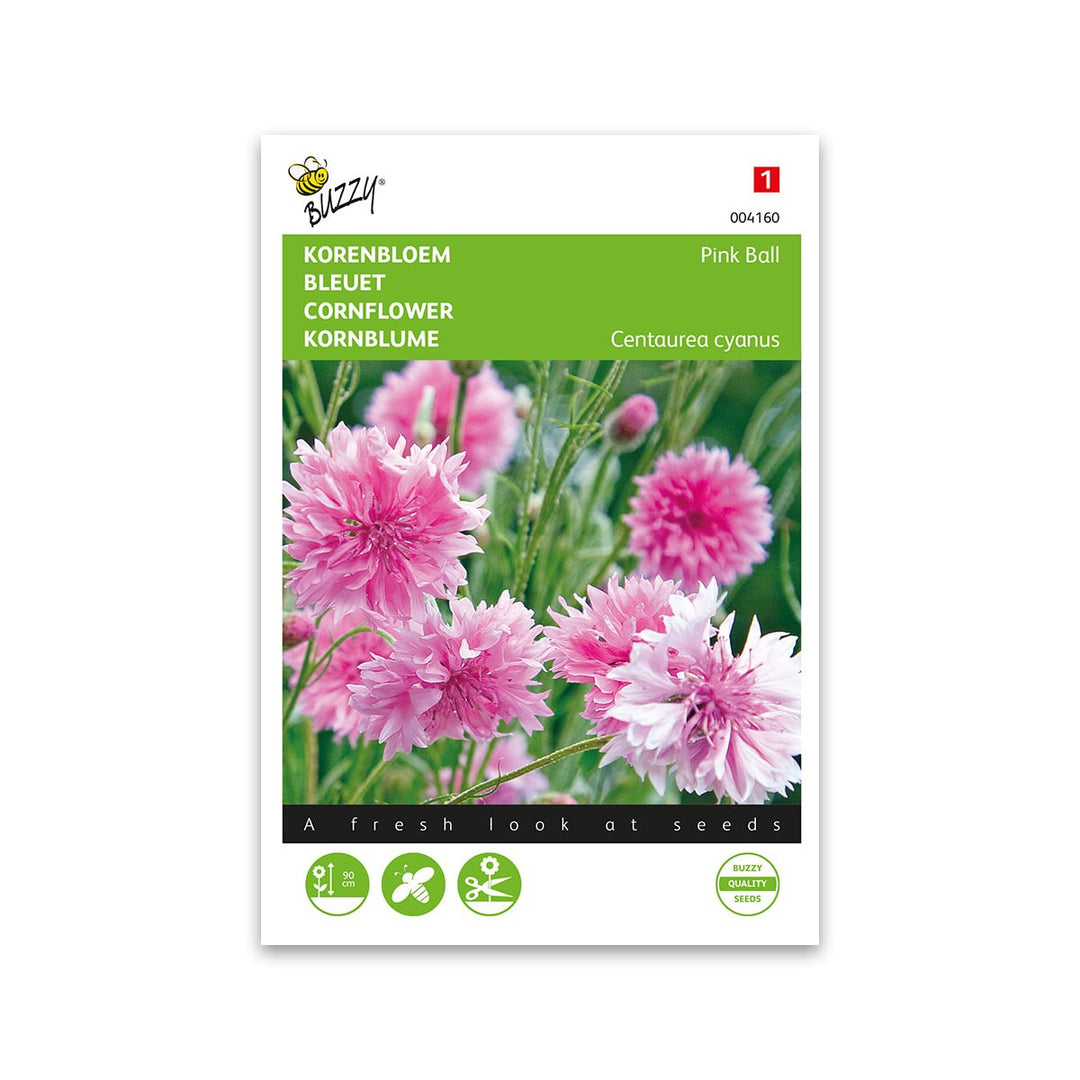 Produktbillede af Kornblomst Pink Ball frø på tilbud i høj kvalitet