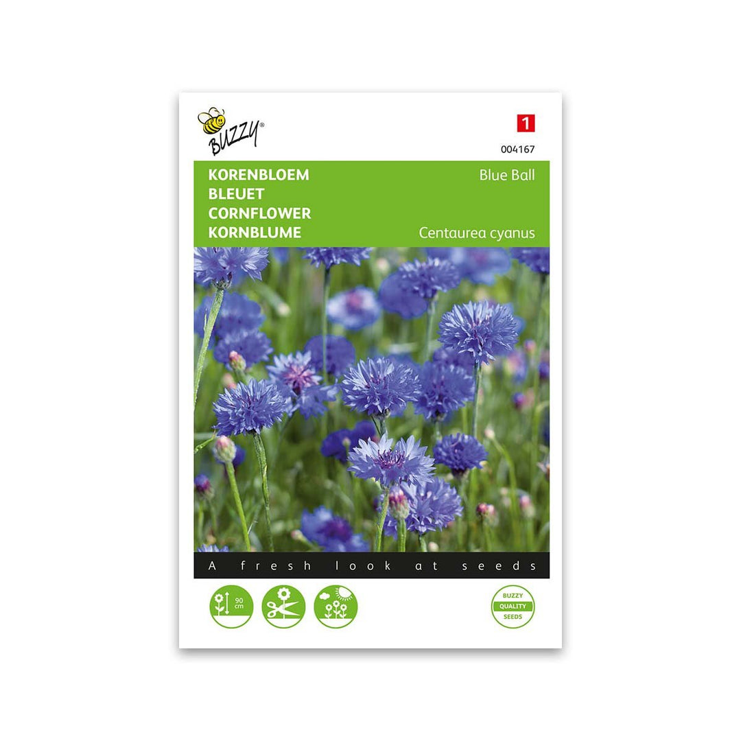 Produktbillede af Kornblomst frø Blue Ball Double Flowered på tilbud i høj kvalitet
