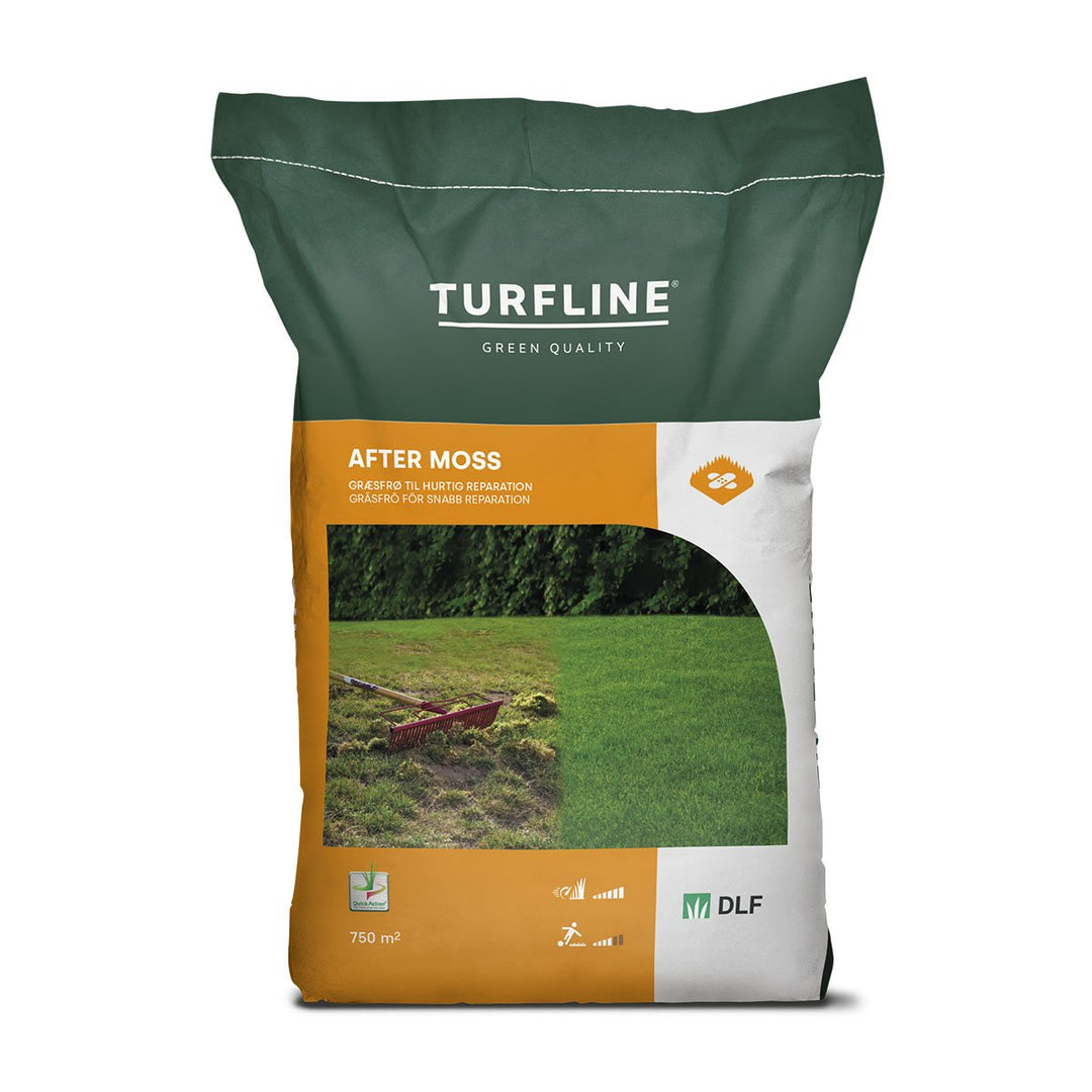 Produktbillede af Turfline After Moss græsfrø 7,5 kg. på tilbud i høj kvalitet