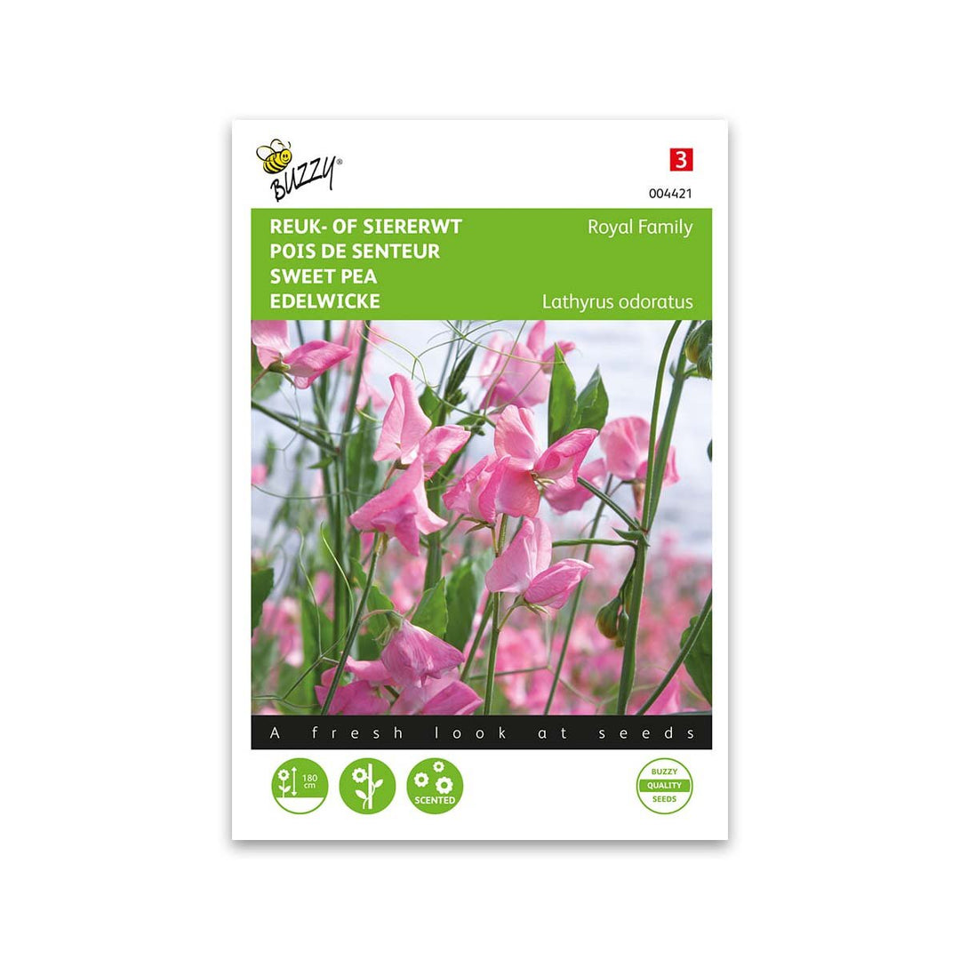 Produktbillede af Ærteblomst frø Royal Scarlet pink på tilbud i høj kvalitet