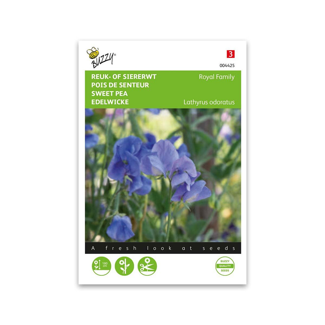 Produktbillede af Ærteblomst frø Royal Family Blue på tilbud i høj kvalitet