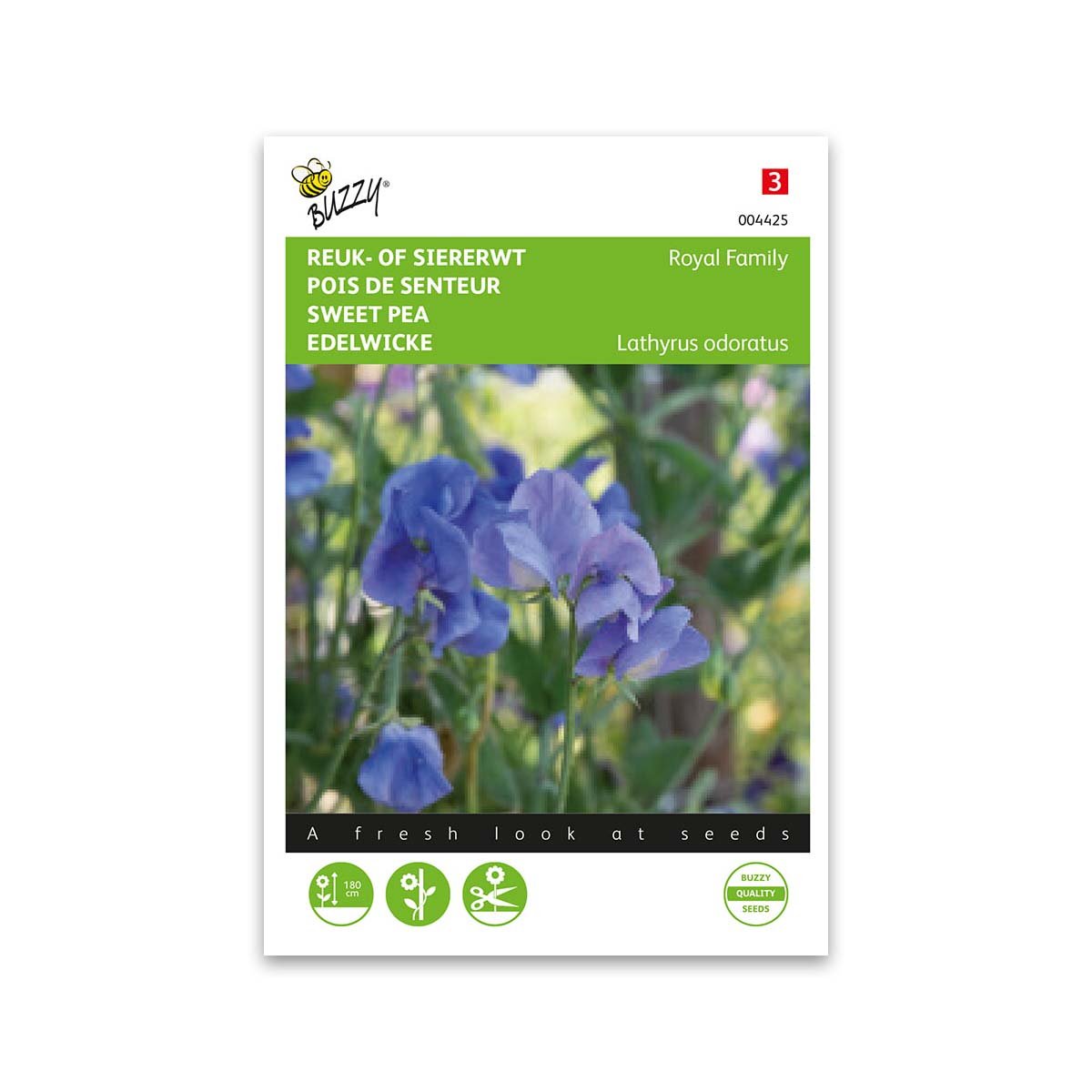 Produktbillede af Ærteblomst frø Royal Family Blue på tilbud i høj kvalitet