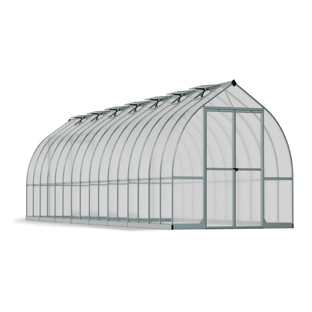 Drivhus Bella 22,5 m2 sølv Palram Canopia