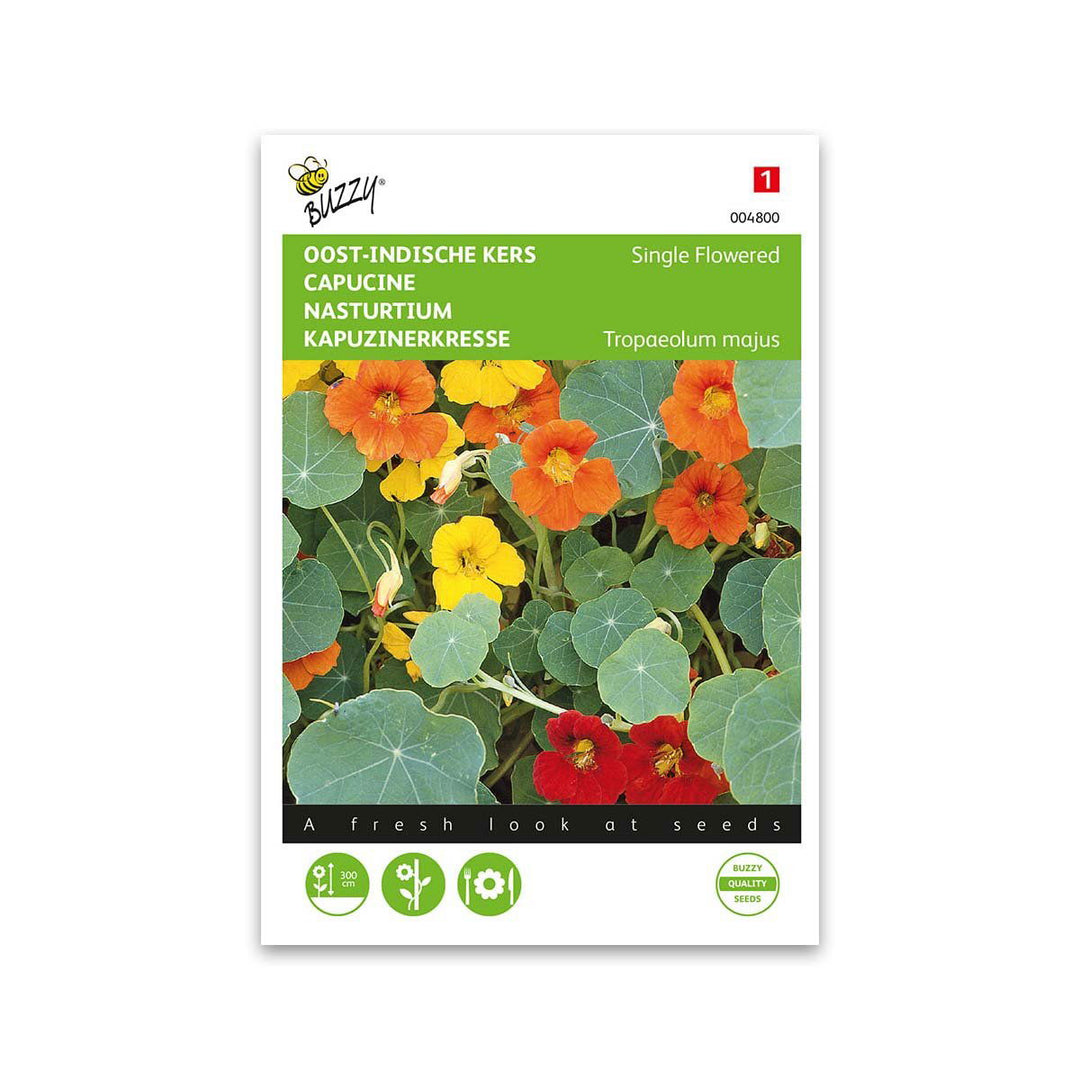 Produktbillede af Tallerkensmækker frø Single Flowered mix på tilbud i høj kvalitet