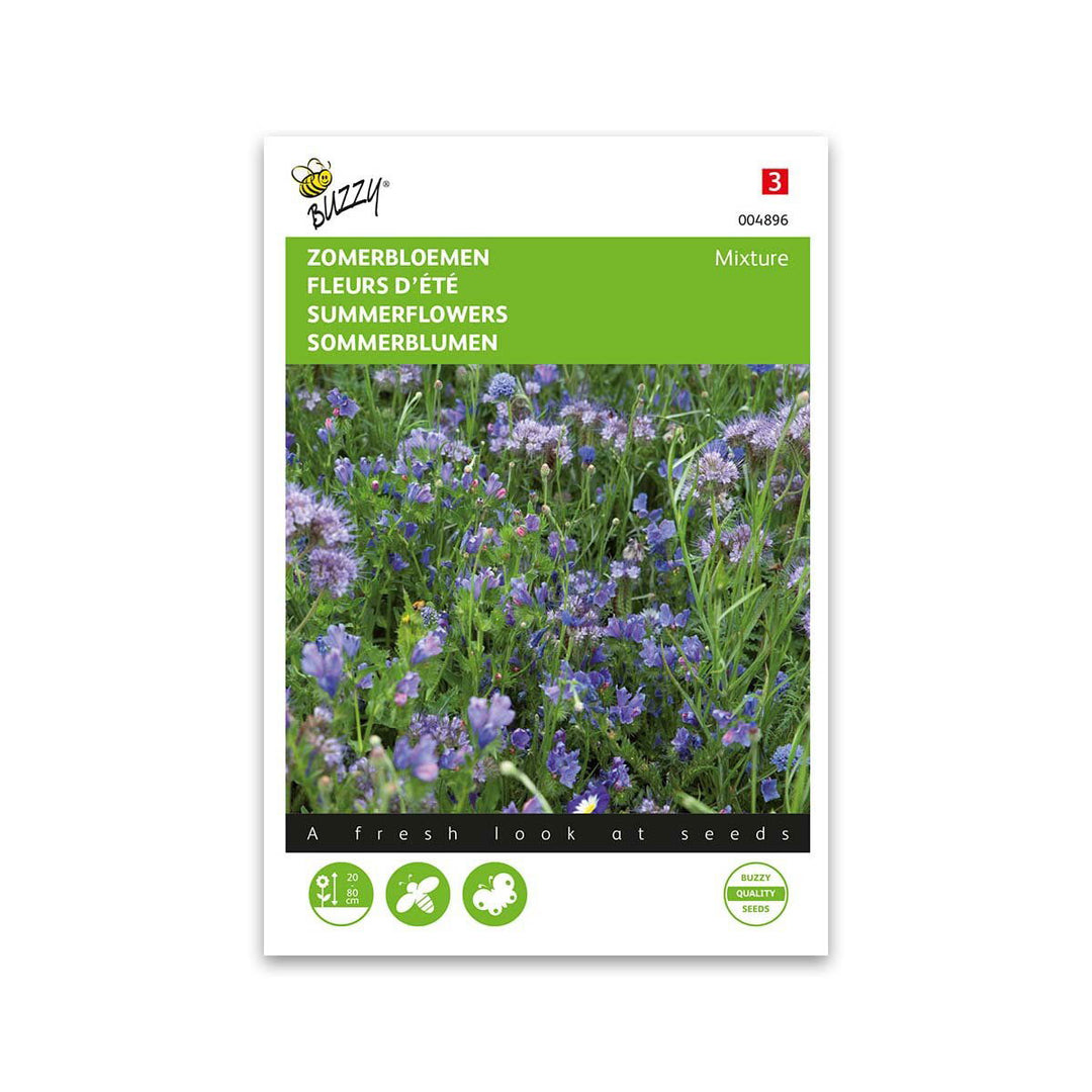 Produktbillede af Sommerblomster frø blå mix på tilbud i høj kvalitet