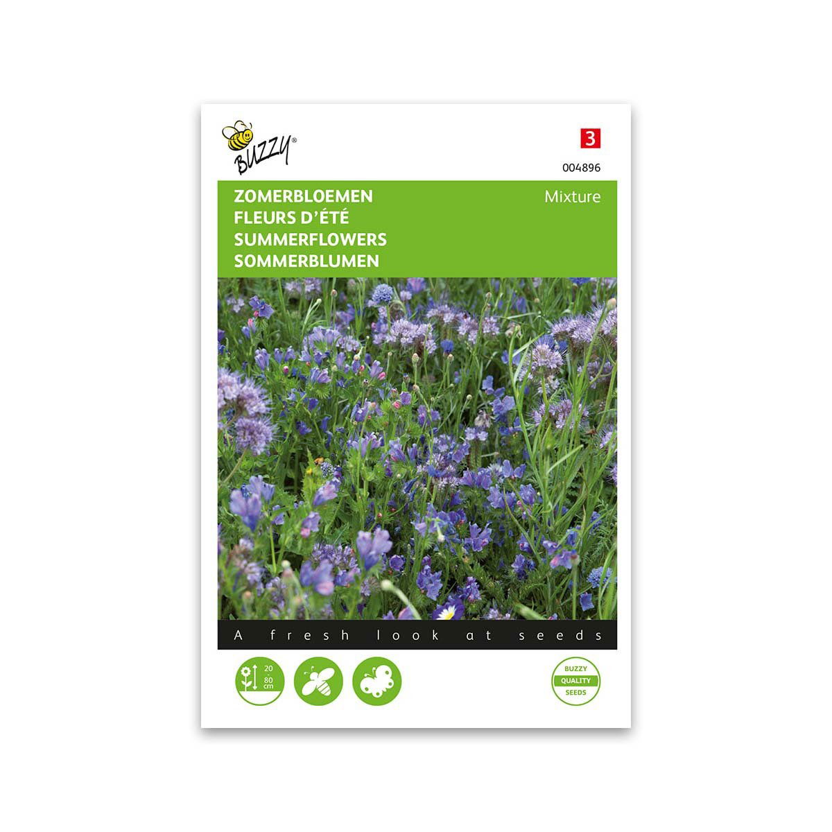 Produktbillede af Sommerblomster frø blå mix på tilbud i høj kvalitet