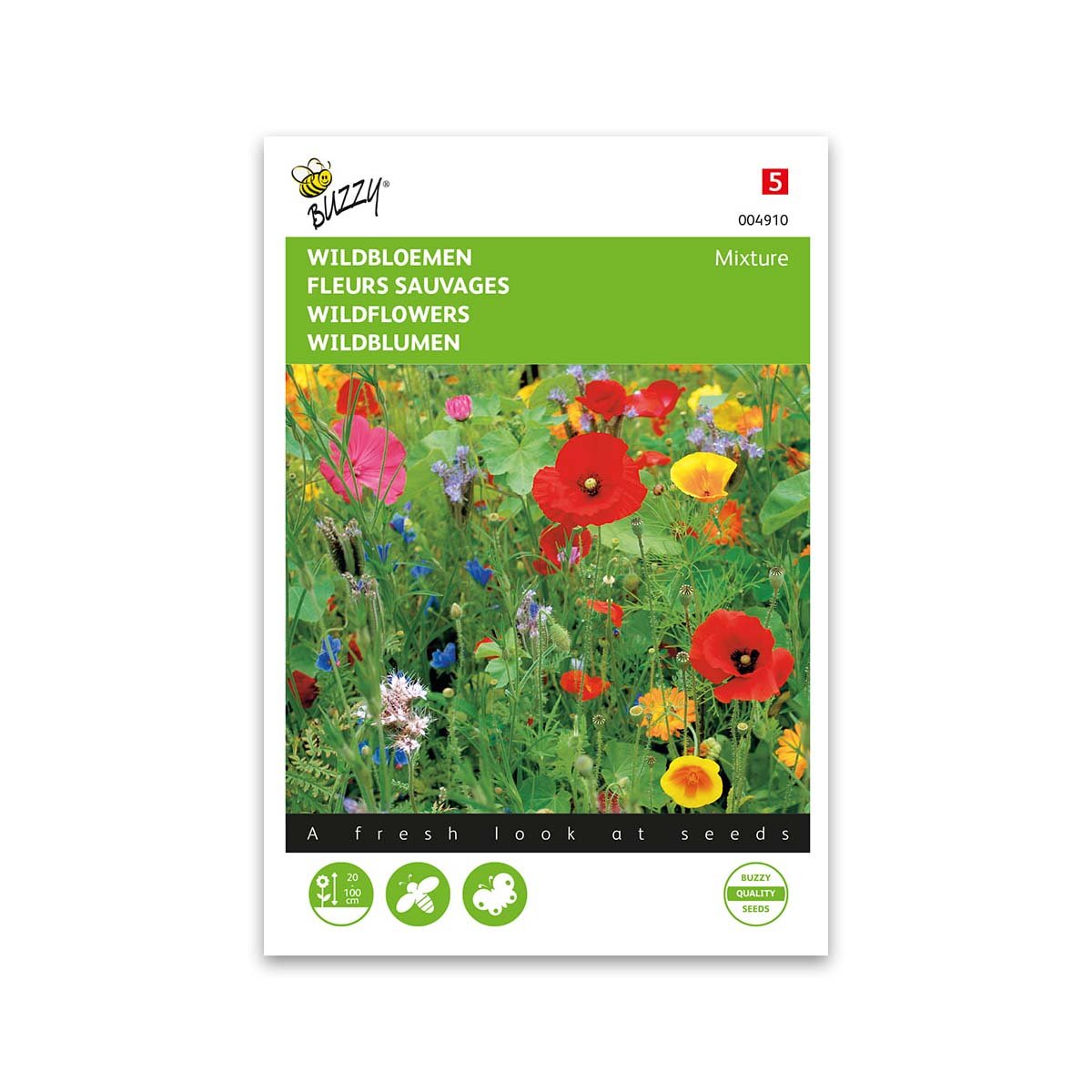 Produktbillede af Blomsterblanding Vilde blomster frø 2 m2 på tilbud i høj kvalitet