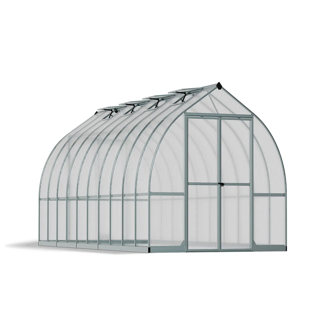 Drivhus Bella 17,6 m2 sølv Palram Canopia