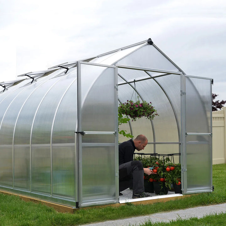 Drivhus Bella 12 m2 sølv Palram Canopia