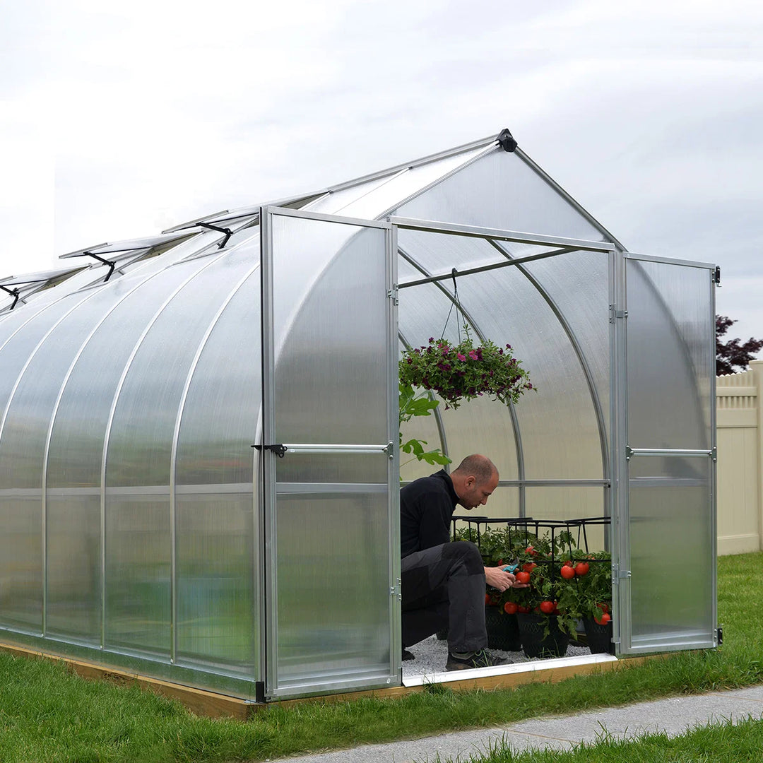 Drivhus Bella 12 m2 sølv Palram Canopia