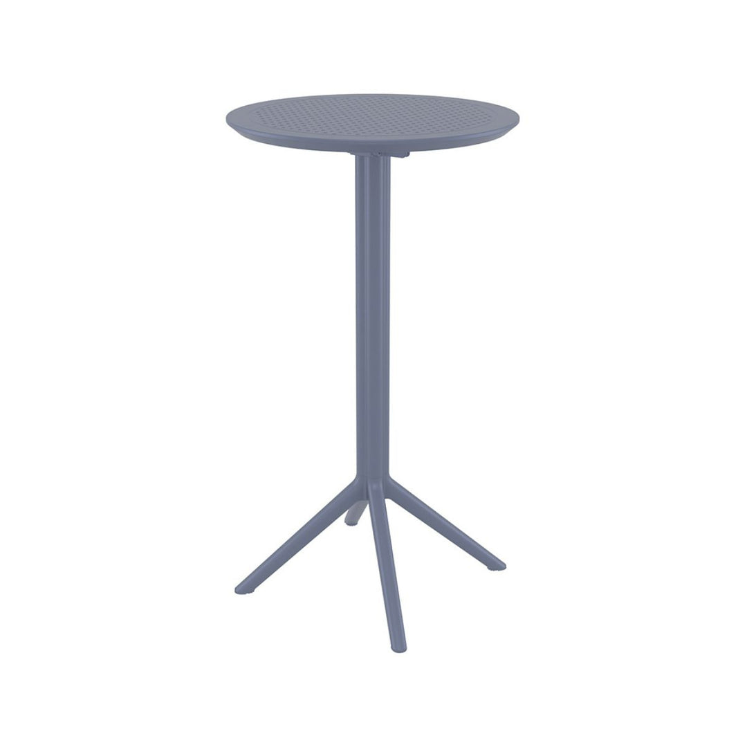 Produktbillede af Sky barbord m/vip Ø60cm Mørkegrå på tilbud