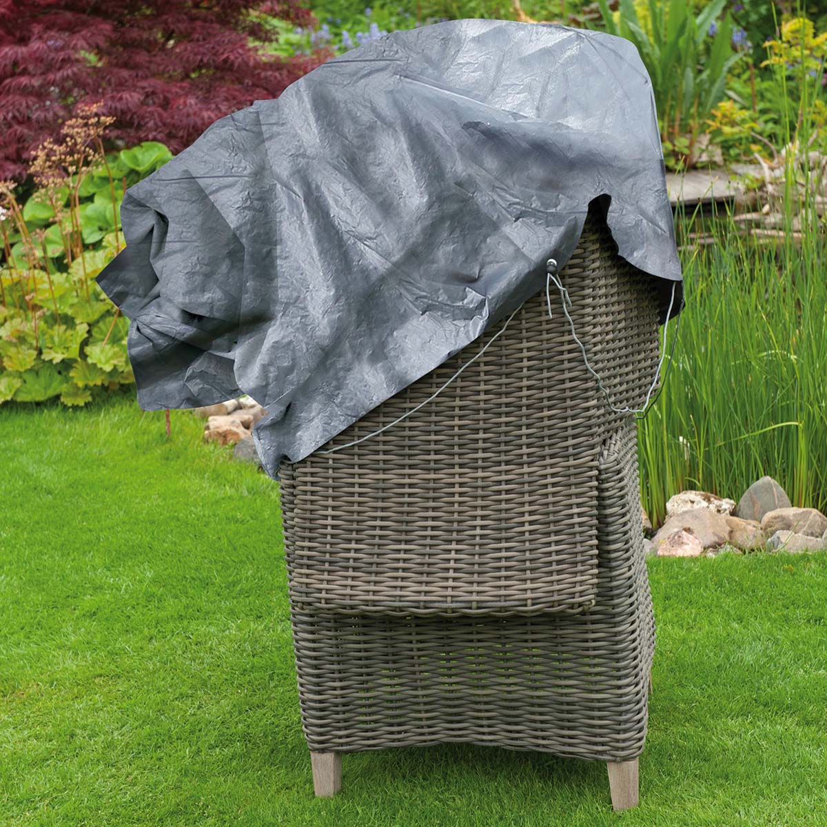 Produktbillede af Overtræk til stablet havestole H140 x 75 x 70 cm på tilbud i høj kvalitet