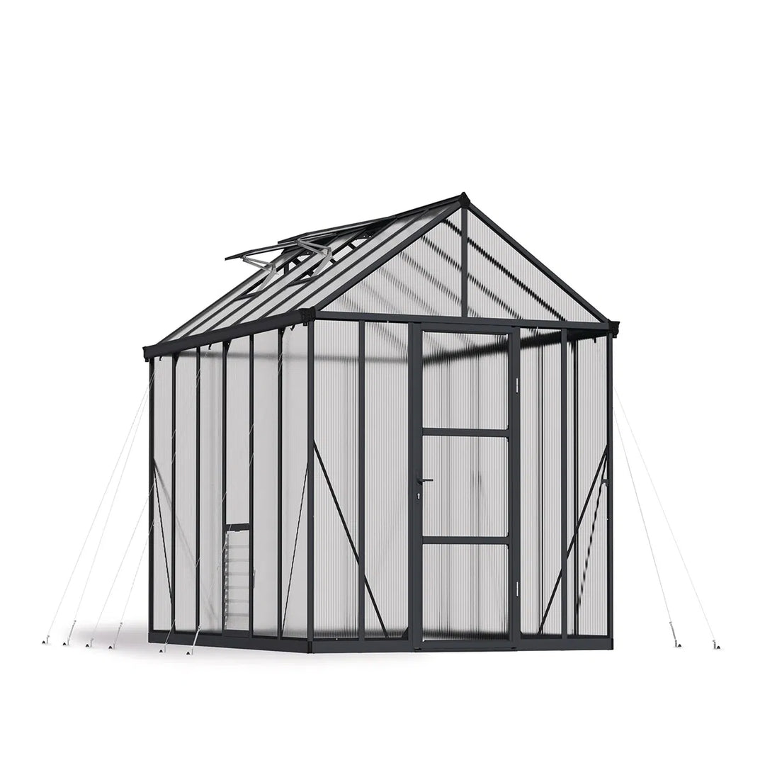 Drivhus Glory 12,2 m2 grå Palram Canopia