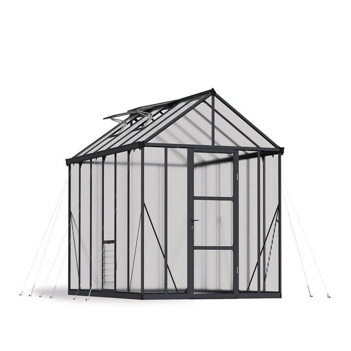 Drivhus Glory 12,2 m2 grå Palram Canopia