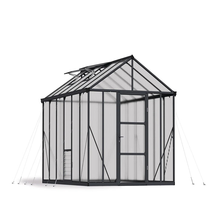 Drivhus Glory 12,2 m2 grå Palram Canopia