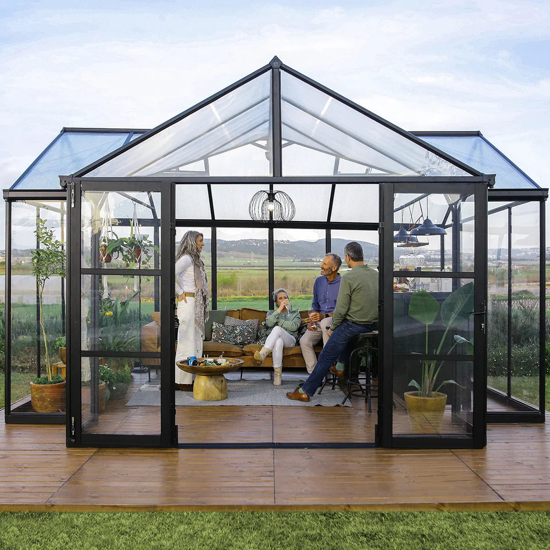 Palram Canopia Triumph orangeri 16,00 m2 antracitgrå