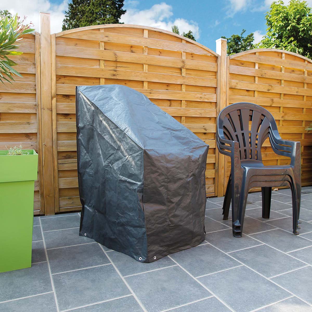 Produktbillede af Overtræk til stablet havestole H110 x 68 x 68 cm på tilbud i høj kvalitet
