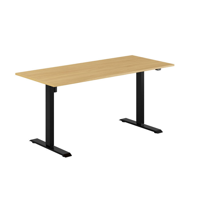 Produktbillede af EASY Hæve/Sænkebord m/1 motor 160x70cm Eg-sort på tilbud