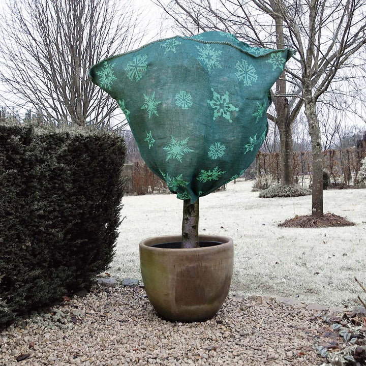 Vinterbeskyttelse til planter grøn Ø75 cm 100 cm