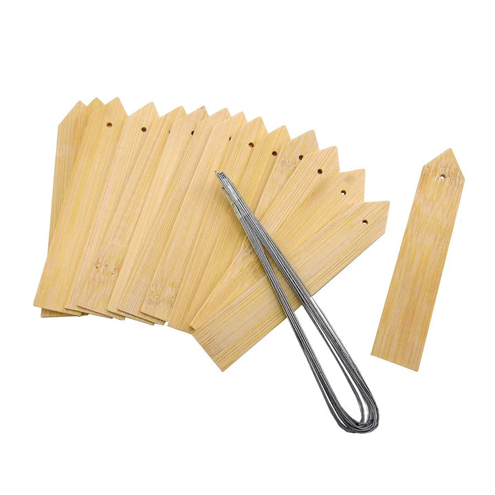 Bambus plantepinde H10 x15 cm Natur