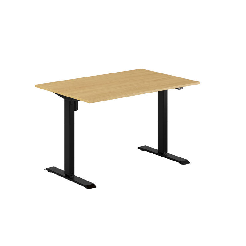 Produktbillede af EASY Hæve/Sænkebord m/1 motor 120x80cm Eg-sort på tilbud