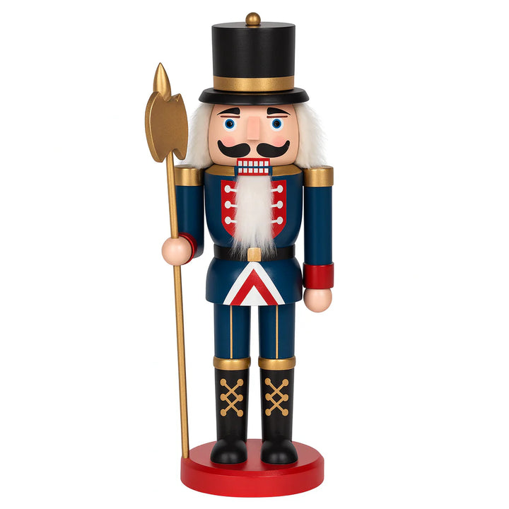 Nøddeknækker figurer i Træ 24 cm 4 forskellige figurer Model 1