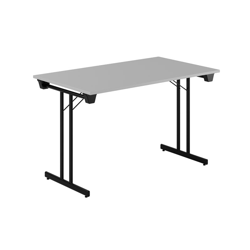 Produktbillede af Dinner Style 120x70cm Sammenklappeligt bord Grå-sort på tilbud