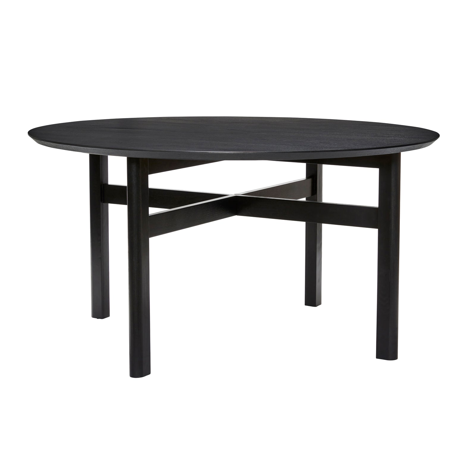 Produktbillede af HÃBSCH FJORD SPISEBORD LARGE SORT 140 i premium kvalitet