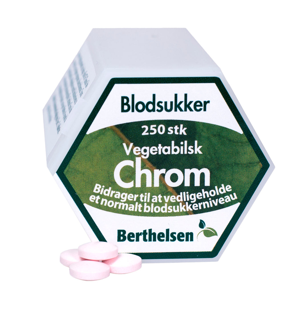 Produktbillede af Berthelsen Chrom 62,5 mg 250 tabl. på tilbud