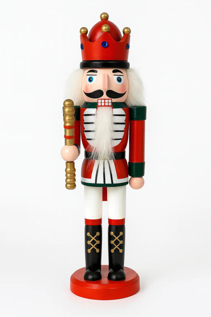 Nøddeknækker figurer i Træ 24 cm 4 forskellige figurer Model 2