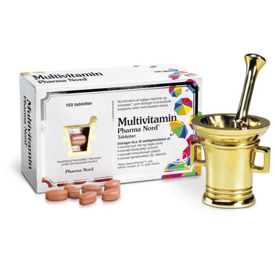 Stort online udvalg i Pharma Nord Multivitamin 150 tabl. ❤ Pharma Nord ❤ Hurtig levering: 1 - 2 Hverdage og gratis fragt v/køb over 295 kr. GLS til pakkeshop ❤ Varenummer: HG-224500 og barcode / Ean: 5709976207509 på lager - Kæmpe udvalg i Sundhed - Over 434 design brands på udsalg