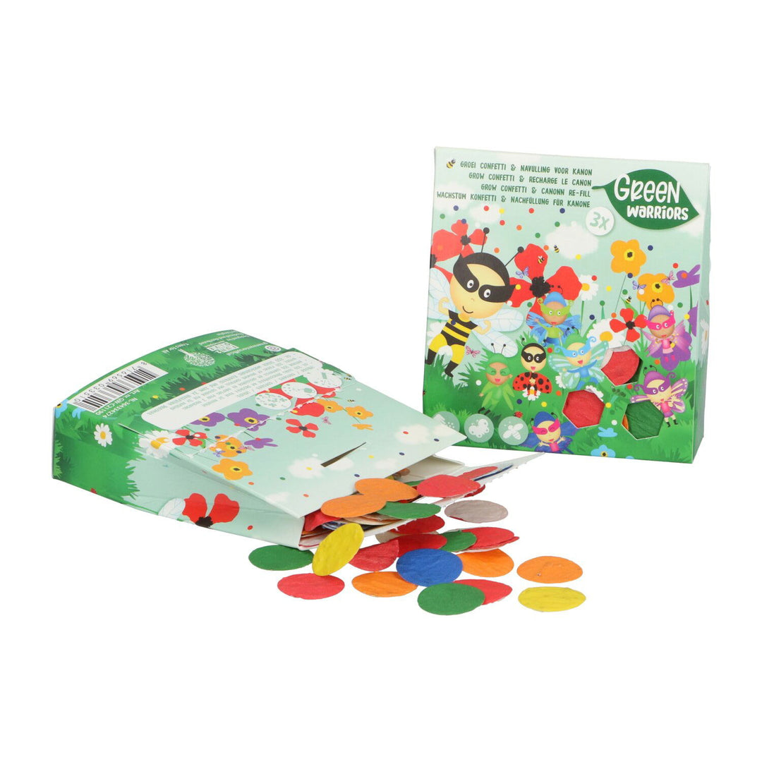 Produktbillede af Refilll til konfettirør med blomsterfrø på tilbud i høj kvalitet