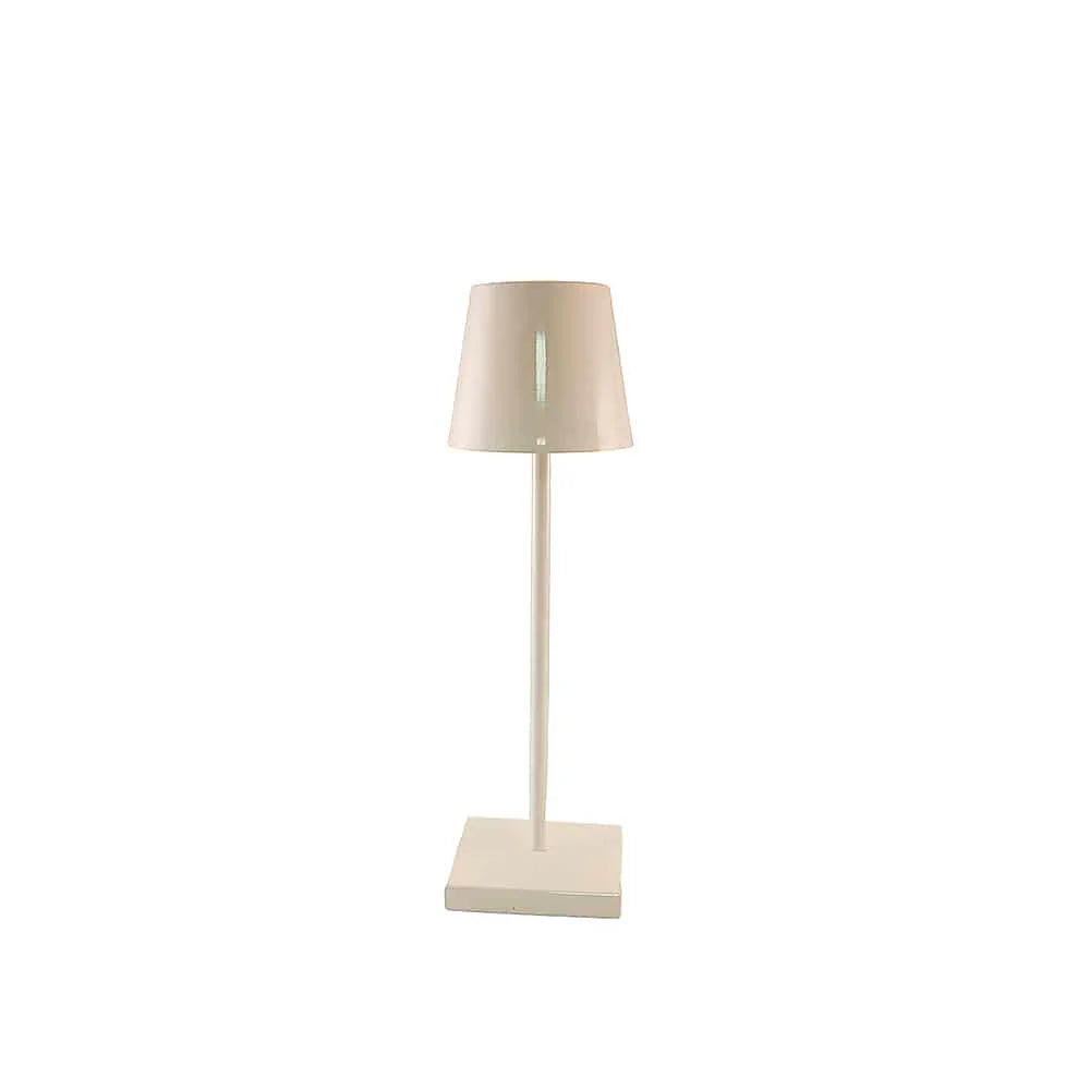 Bordlampe LED m/touch ledningsfri mange farver Hvid