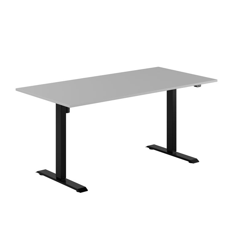 Produktbillede af EASY Hæve/Sænkebord m/1 motor 160x80cm Birk-grå på tilbud