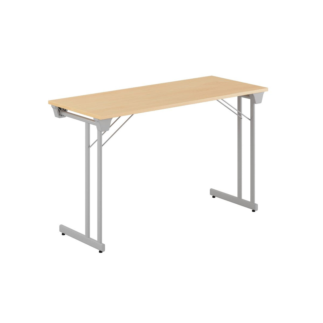 Produktbillede af Kongress Style 120x50cm Sammenklappeligt bord Bøg-grå på tilbud