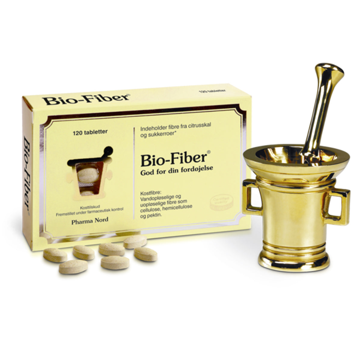 Produktbillede af Pharma Nord Bio-Fiber 120 tabl. på tilbud