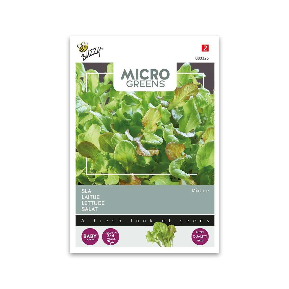 Produktbillede af Mikrogrønt Salat mix frø på tilbud i høj kvalitet