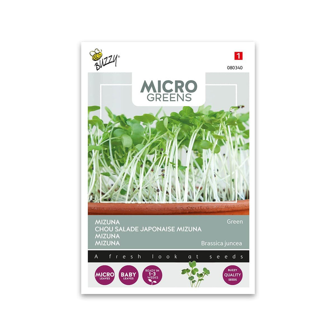 Produktbillede af Mikrogrønt Mizuna frø på tilbud i høj kvalitet