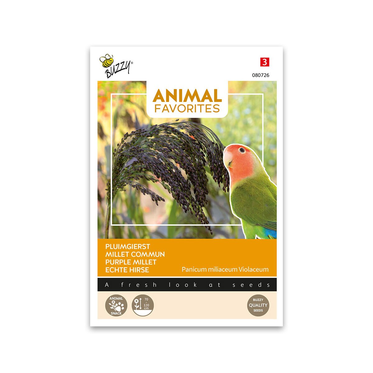 Produktbillede af Almindelig hirse frø til fuglefoder på tilbud i høj kvalitet