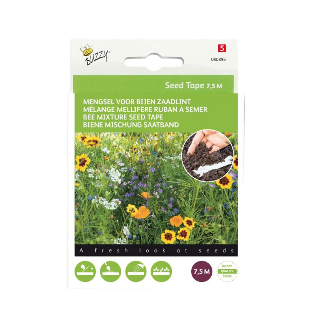 Produktbillede af Blomsterblanding til bier frø mix 7,5 meter såbånd på tilbud i høj kvalitet