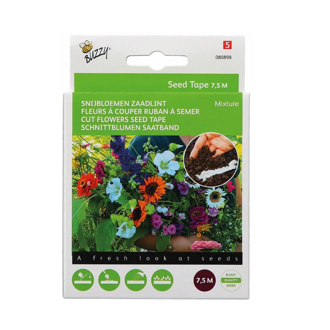 Produktbillede af Blomsterblanding til buketter frø mix 7,5 meter såbånd på tilbud i høj kvalitet