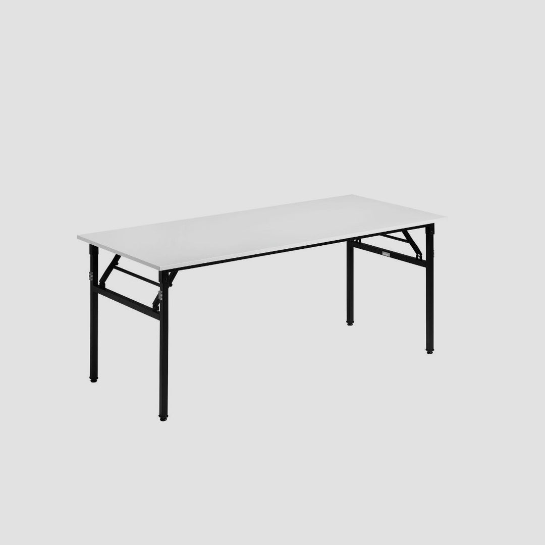 Produktbillede af Starko bord- sammenklappeligt 120x70cm Hvid-sort på tilbud